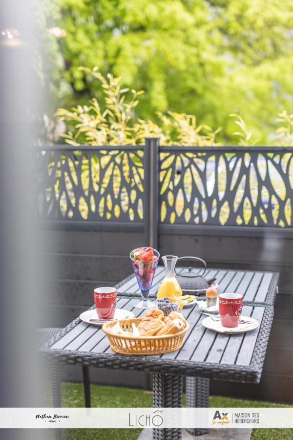 アクス・レ・テルムLes Balcons Montagnardsアパートメント エクステリア 写真